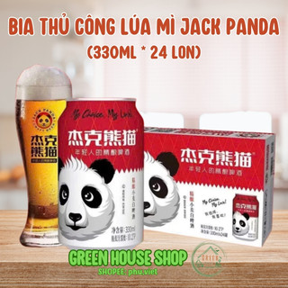 1 Thùng 24 Lon 330ml Bia Gấu Trúc JACK PANDA