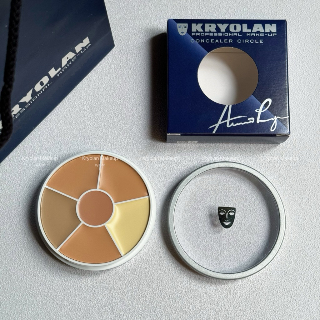 ( CHÍNH HÃNG ) Bảng che khuyết điểm Kryolan Circle 40g