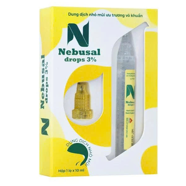 Nebusal Drop 3% (Lọ 10ml) giúp giảm sung huyết và nghẹt mũi