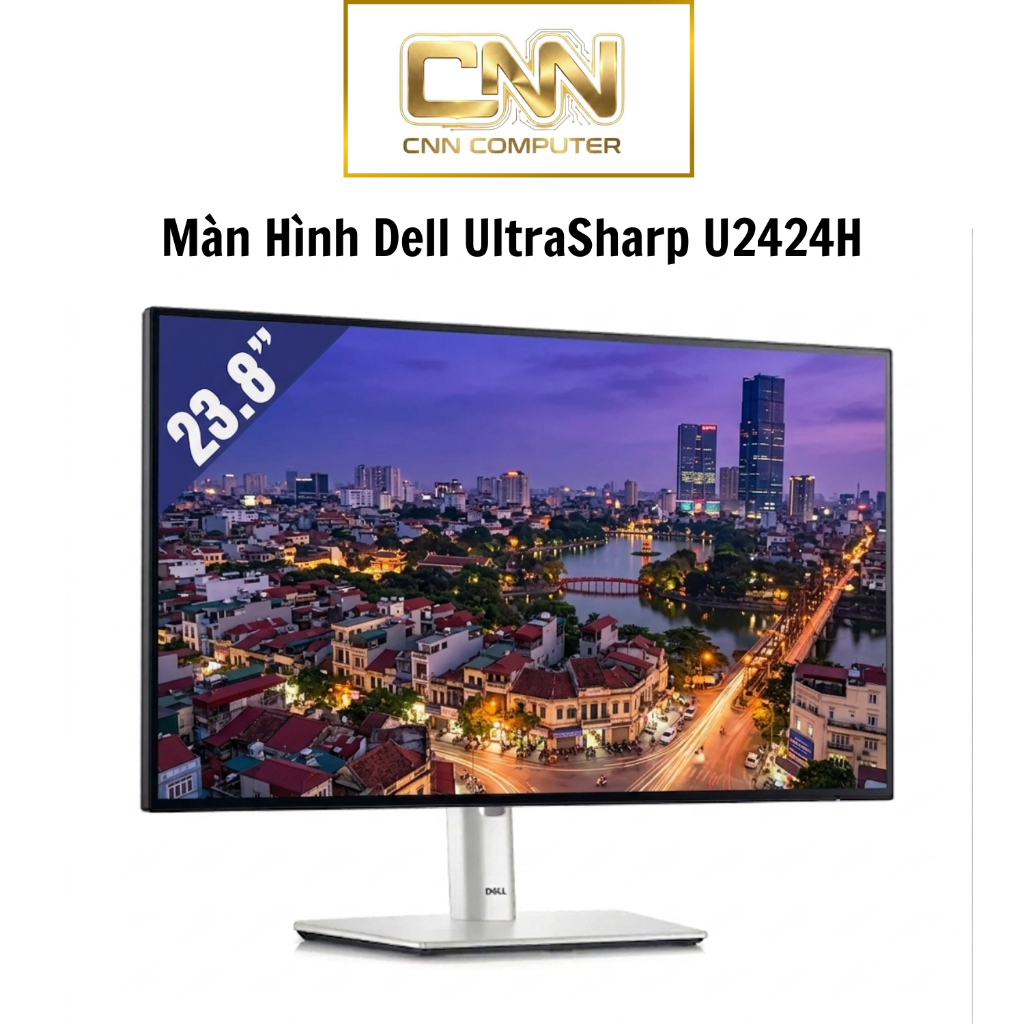 Màn Hình Dell UltraSharp U2424H 24inch Full HD IPS 120Hz Chính Hãng, Màn Hình Văn Phòng, Đồ Họa