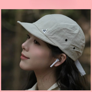[Peinn] Nón Lưỡi Trai Vành Ngắn Unisex, Nón Kết Trơn Phối Tag Cá Tính Năng Động   - Mã MLT029