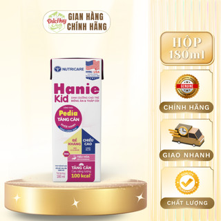 Thùng 48 Hộp Sữa Bột Pha Sẵn HANIE KID Nutricare Bé Suy Dinh Dưỡng Biếng Ăn Thấp Còi Từ 1 Tuổi