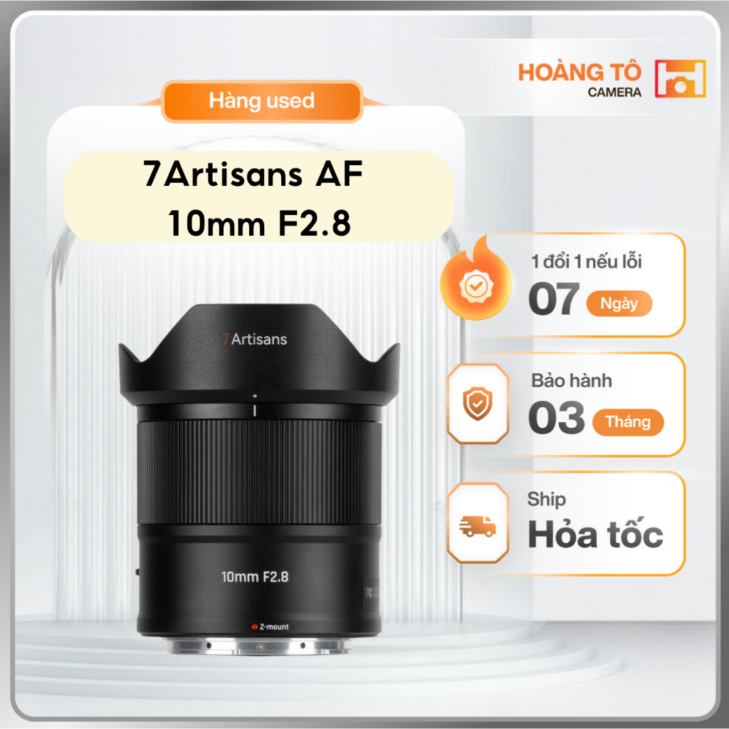 Ống kính 7Artisans AF 10mm F2.8 | Cũ
