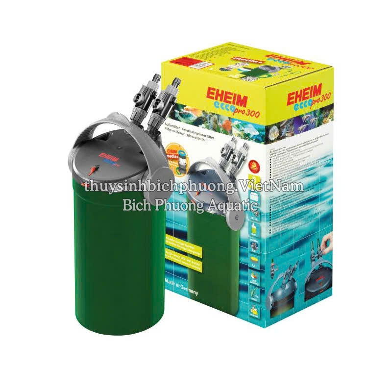 LỌC THÙNG EHEIM ECCO PRO 300 - NUÔI VI SINH LÀM TRONG NƯỚC CHO HỒ CÁ THỦY SINH VÀ CÁ CẢNH BIỂN
