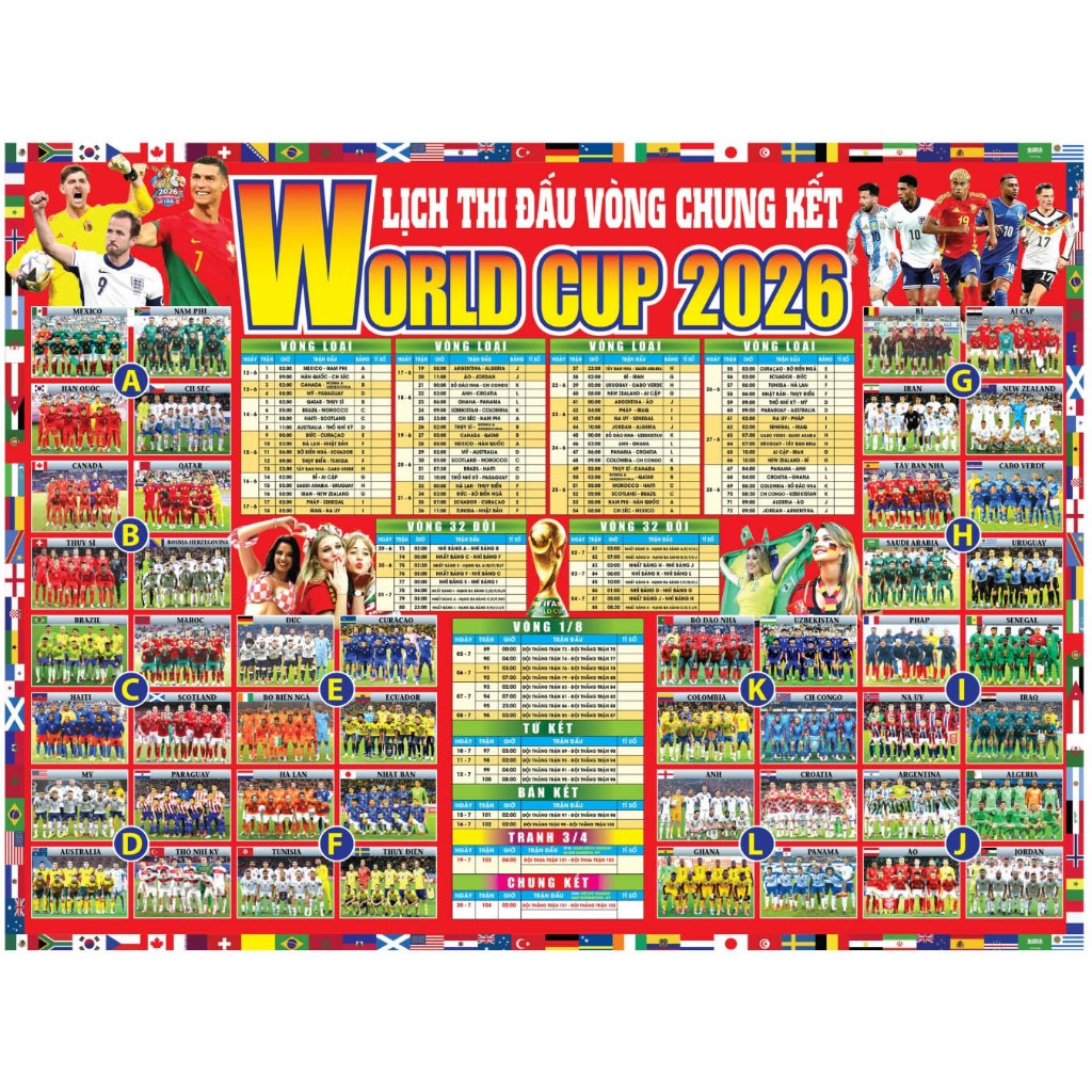 Lịch Thi Đấu World Cup 2026
