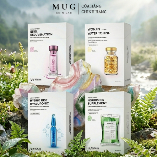 Hộp 10 Miếng Mặt Nạ WONJIN EFFECT Dưỡng Da Chuyên Sâu WonJin Mask 30g x10