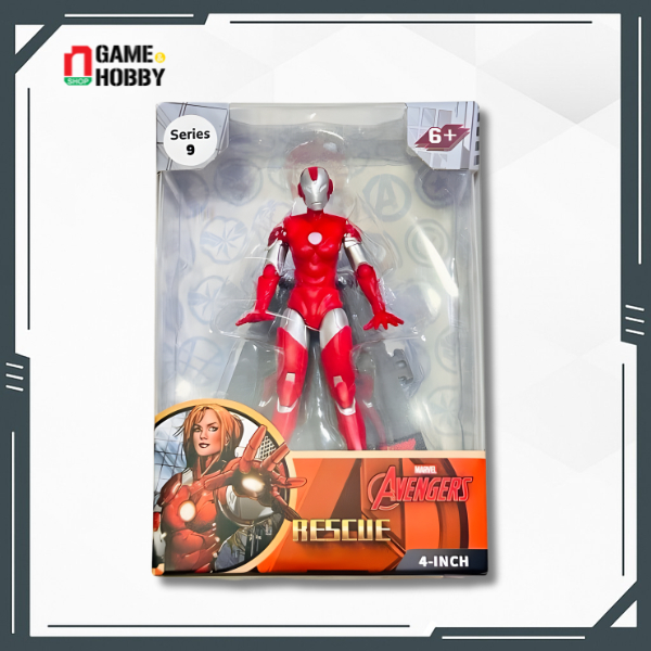 MÔ HÌNH MARVEL - AVENGERS - RESCUE (4 INCH) - ZD TOYS - ZC31