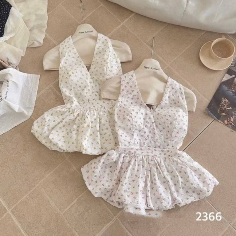 Áo Yếm Nữ FMSTYLE SHOP - Họa Tiết Hoa Thắt Dây Thiết Kế Nữ Tính, Bánh Bèo Dễ Thương 26040631