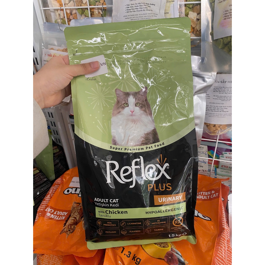 THỨC ĂN HẠT CHO MÈO TRƯỞNG THÀNH REFLEX PLUS ADULT CAT URINARY CHICKEN HYPOALLERGENIC