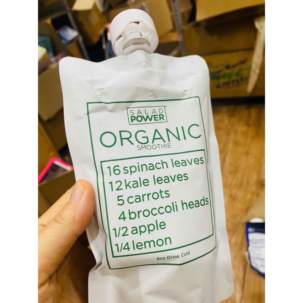 Salad Power offers organic vegetable-drinking products Our smoothies are made from only real, whole 