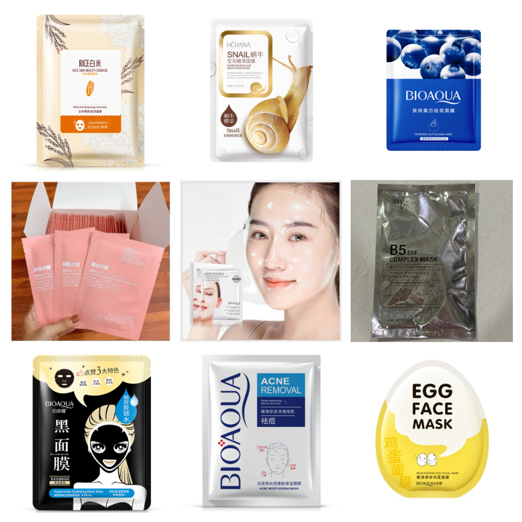 COMBO 10 MIẾNG mặt nạ MASK ĐẮT Mix nhiều hãng khác nhau