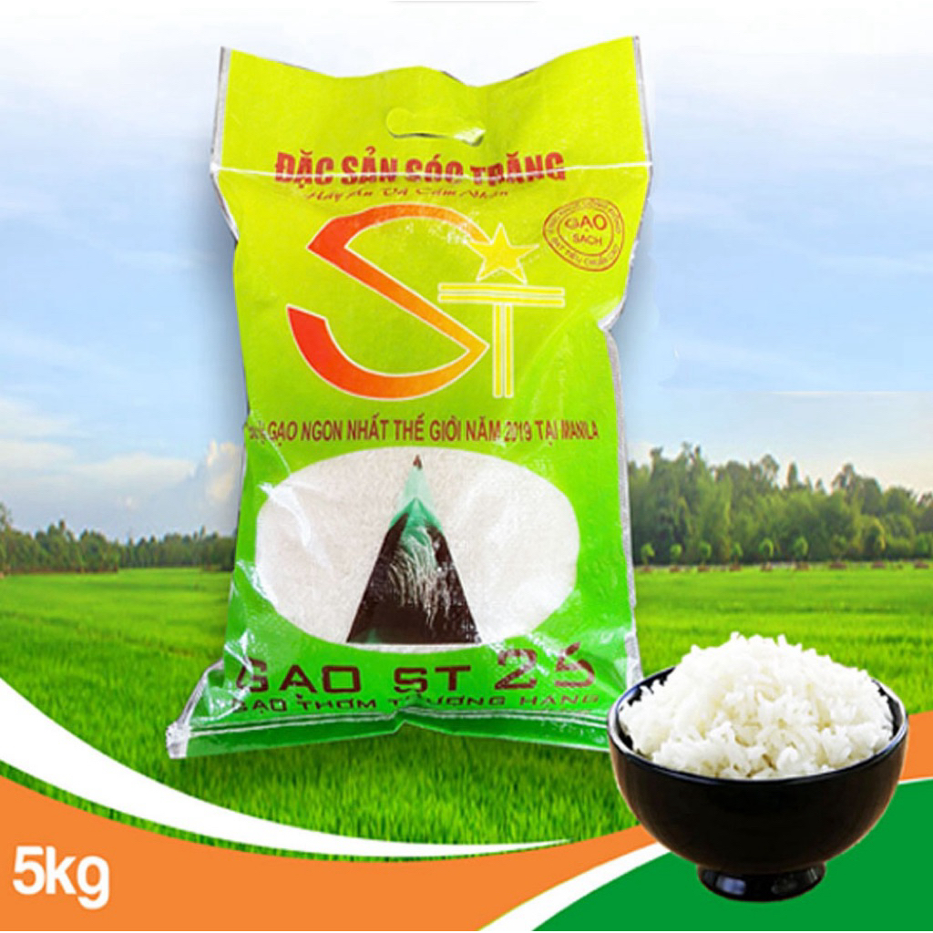 Gạp ST25 ngon nhất thế giới loại 5kg
