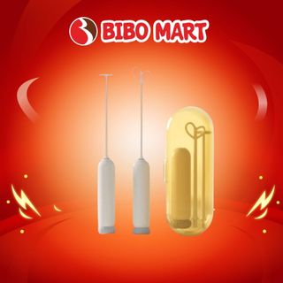 [KOL] Bộ Máy Đánh Sữa Đa Năng Kèm Hộp Đựng Nhỏ Gọn Giúp Đánh Trứng Tạo Bọt Kem Pha Sốt - Bibo Mart