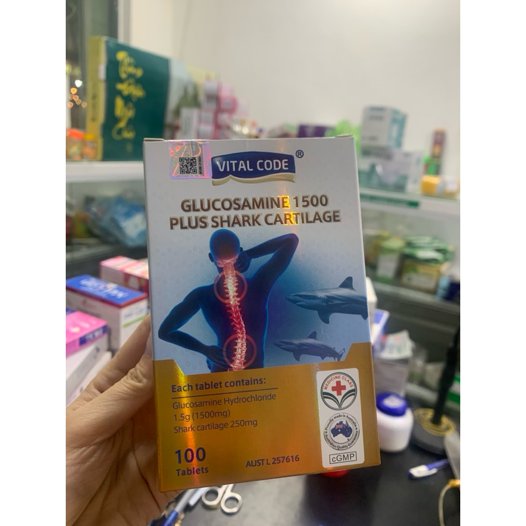 Glucosamin 1500 plus shark cartilage Vital Code