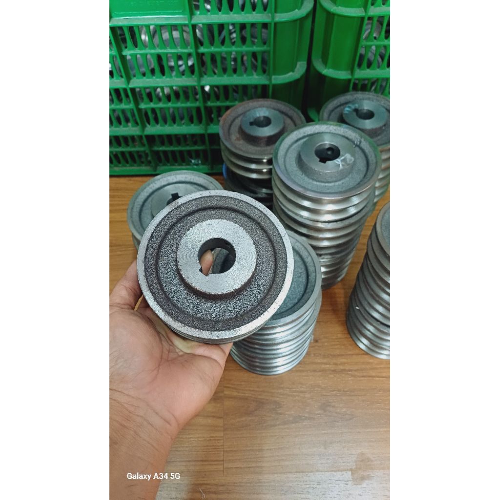 Buly (puly) Loại Đặc biệt _Cùi Dày ( tặng kèm lavet )Kích Thước 1 tất 2 (120mm) 1 Rảnh,2 Rảnh A,B lổ