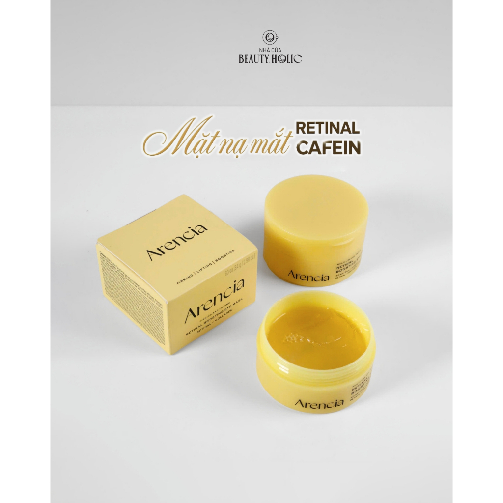 Mặt nạ chống lão hoá mắt ARENCIA Retinal Boosting Eye Mask 60EA