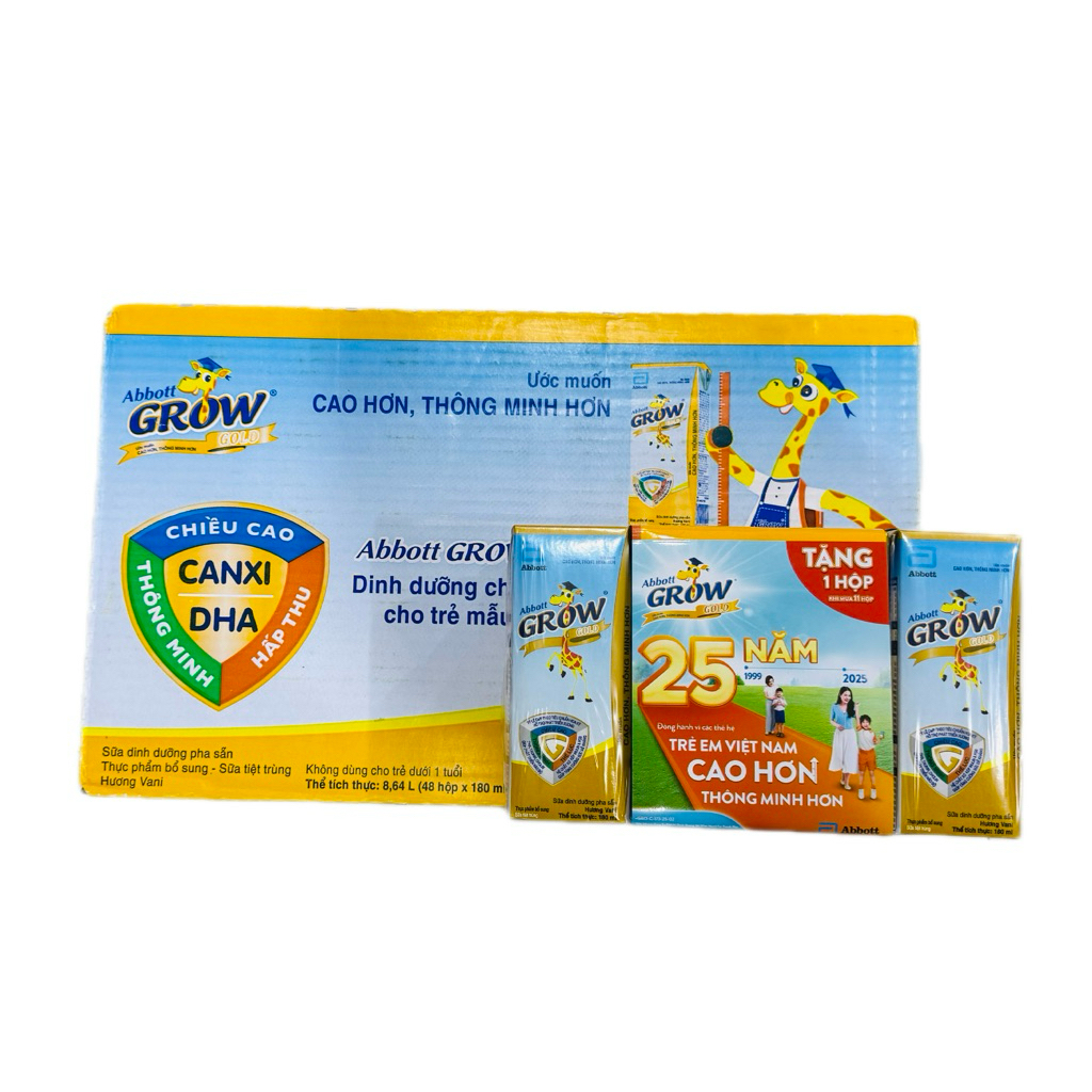 Abbott- Sữa pha sẵn Abbott Grow gold hộp 180ml