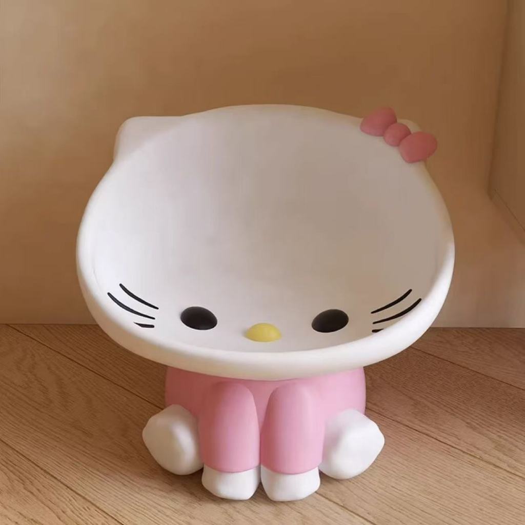 Mặt hàng trí lớn Hello Kitty cho phòng khách, tủ TV, bàn phụ, khay trang trí, quà tặng tân gia）