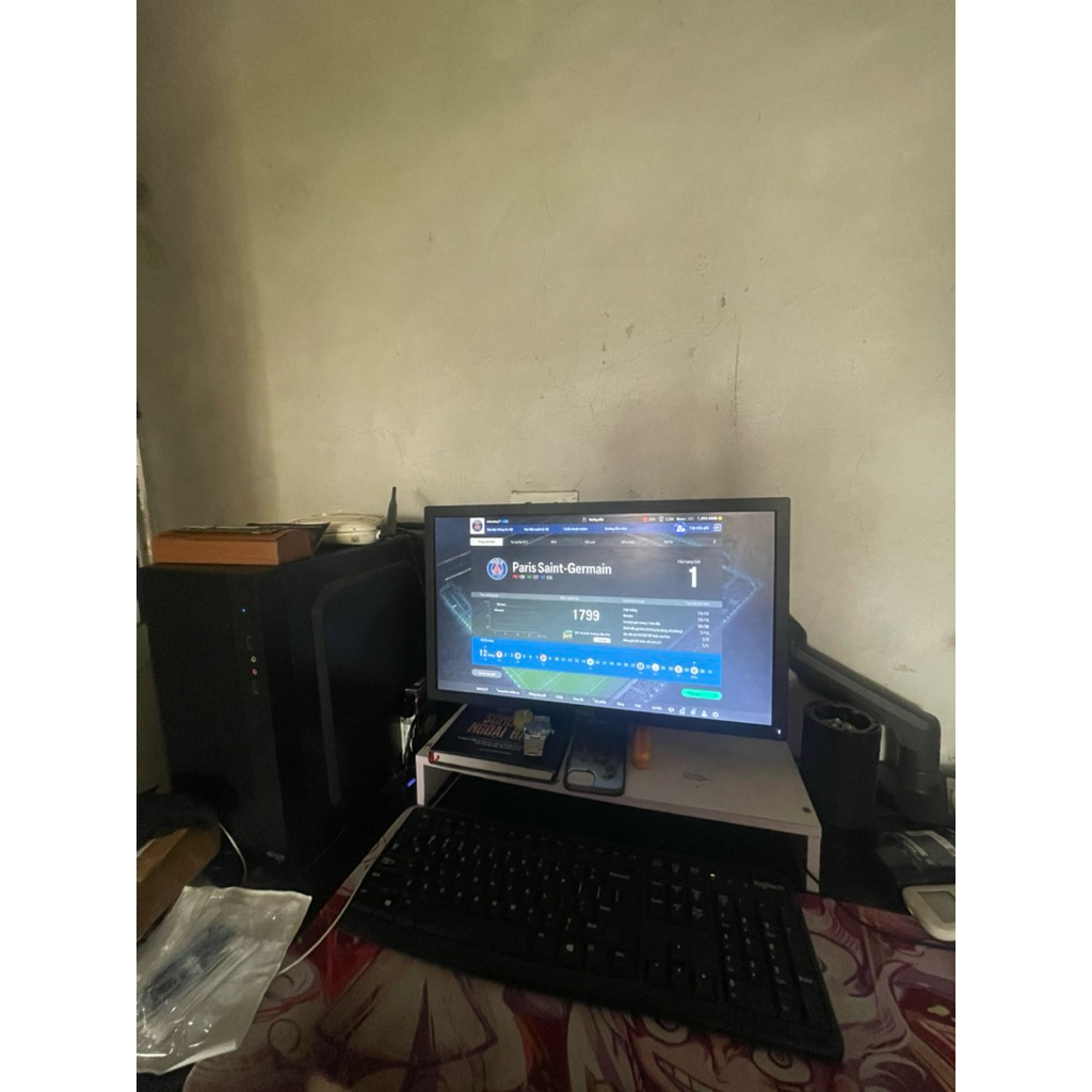 bộ pc gaming cả màn hình