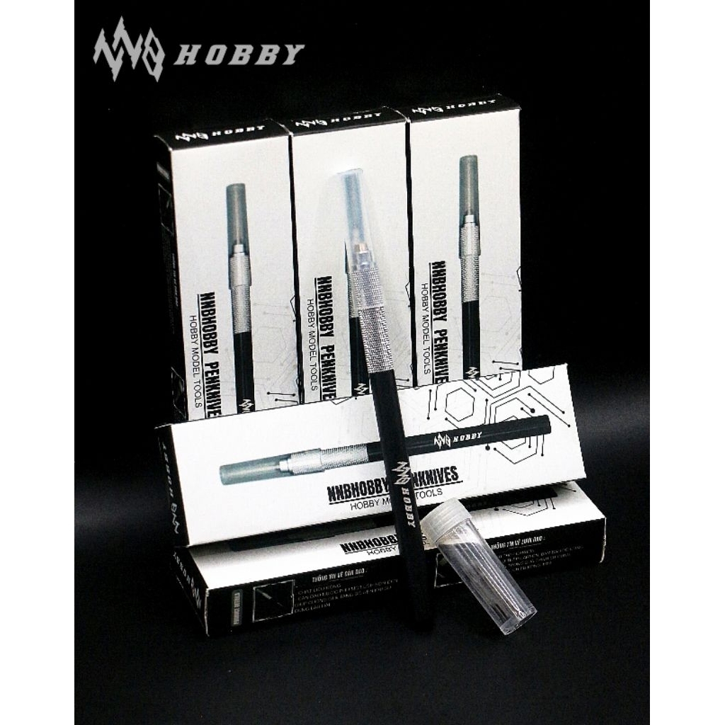 Dụng cụ mô hình NNBHOBBY, Dao trổ kim loại NNB , dao mô hình, dao trổ hobby cho Modelkit Gundam [Kèm