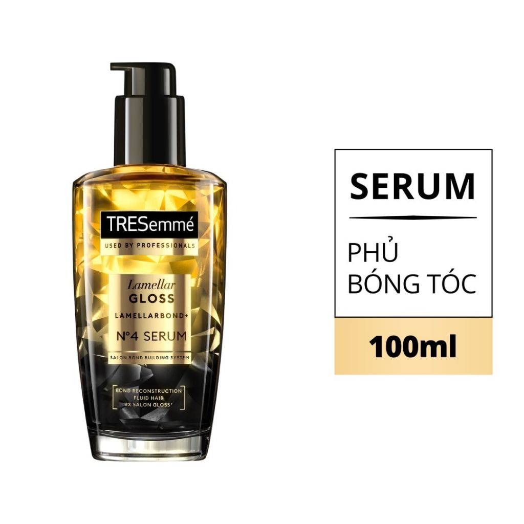 Tresemme Serum dưỡng tóc Lamellar Gloss No4 100ml - Chăm sóc tóc mềm mại và khỏe mạnh