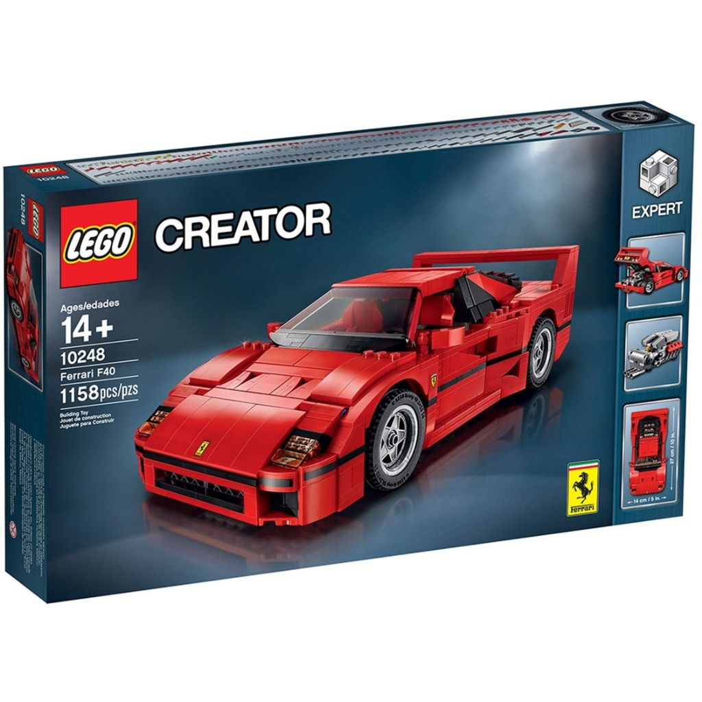 LE GO 10248 Creator Ferrari F40  Hàng mới, chính hãng 100%