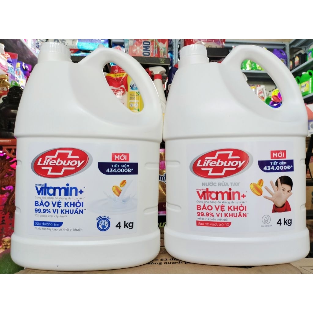 NƯỚC RỬA TAY LIFEBUOY CAN 4KG