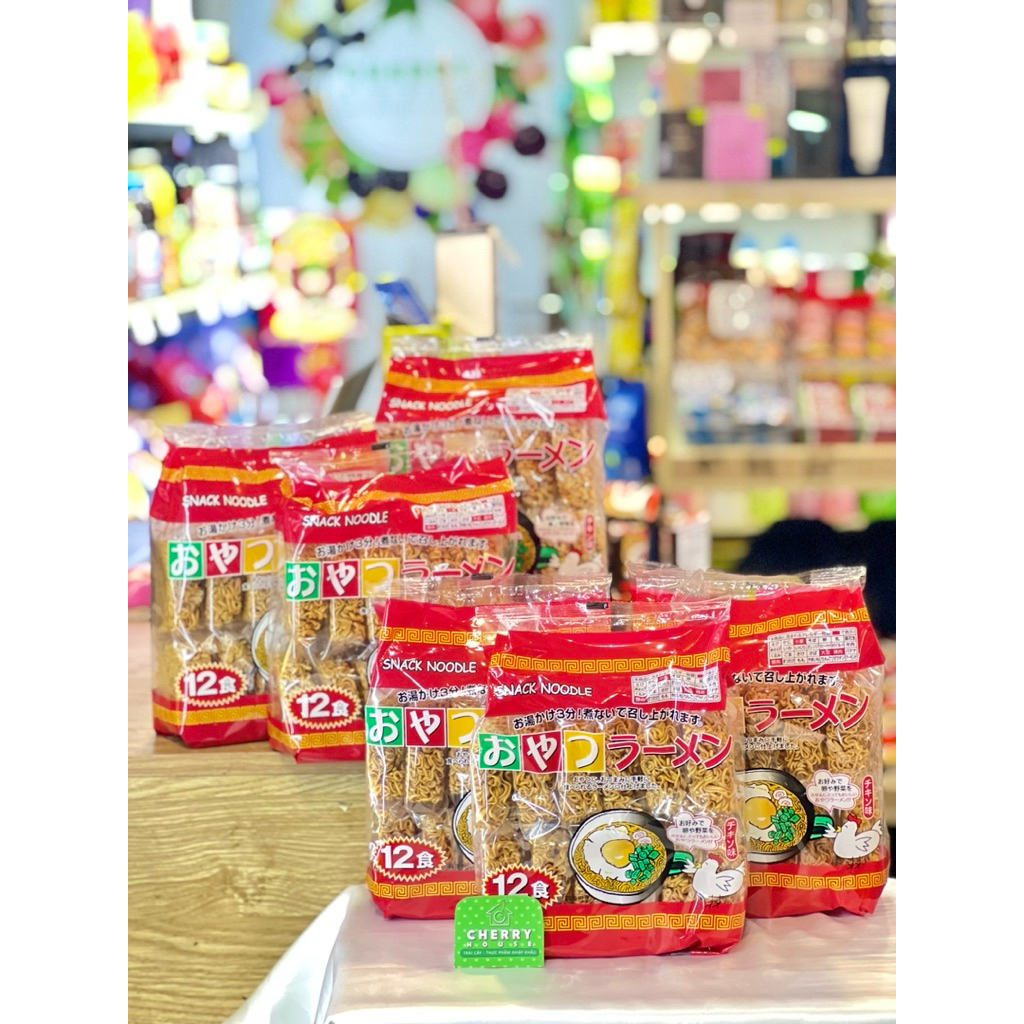 Mì Tẩm Gia Vị Snack Noodle Bản Túi 12 Gói Mini