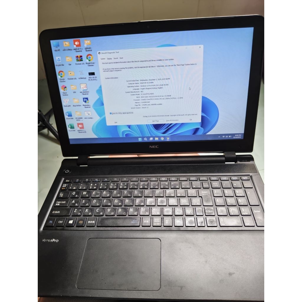 Laptop Nec máy tính xách tay Nhật