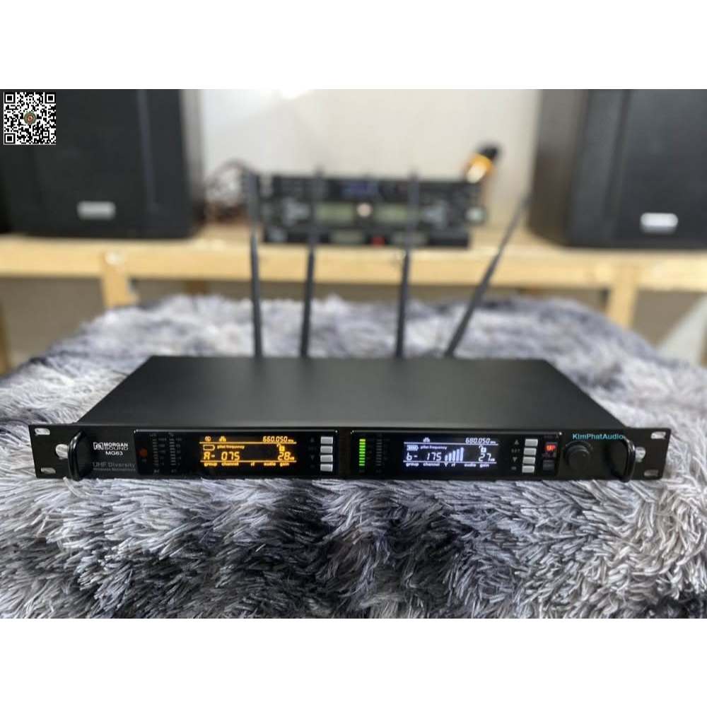 Micro Không Dây Morgan Sound MG63 Chính Hãng – Sóng Khỏe, Hát Nhẹ, Âm Thanh Trong Trẻo