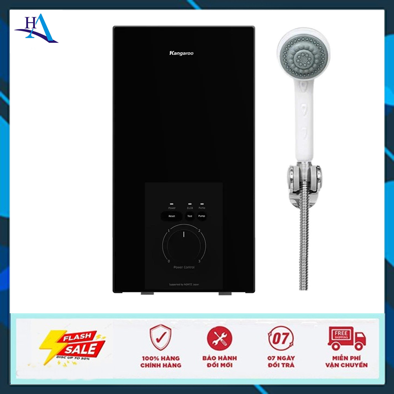 Máy nước nóng trực tiếp Kangaroo 4500W KGWD45N2 (Free Ship Nội Thành TP.HCM-Ngoài Tỉnh Liên Hệ Shop)