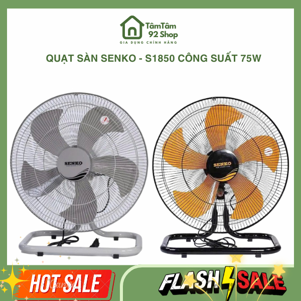[ HỎA TỐC] Quạt sàn Senko S1850 -75W / Quạt sàn lỡ Senko SL1850 - 75W