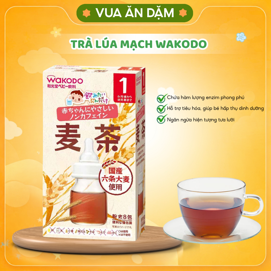 TRÀ LÚA MẠCH WAKODO CHO BÉ TỪ 1 THÁNG TUỔI