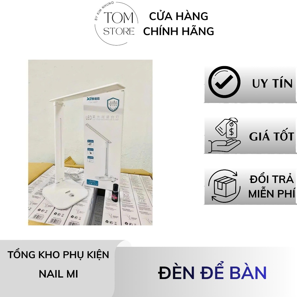 Đèn nối mi, nail, phun xăm, để bàn học...(loại 1) [TOM STORE - PHỤ KIỆN NAIL MI]
