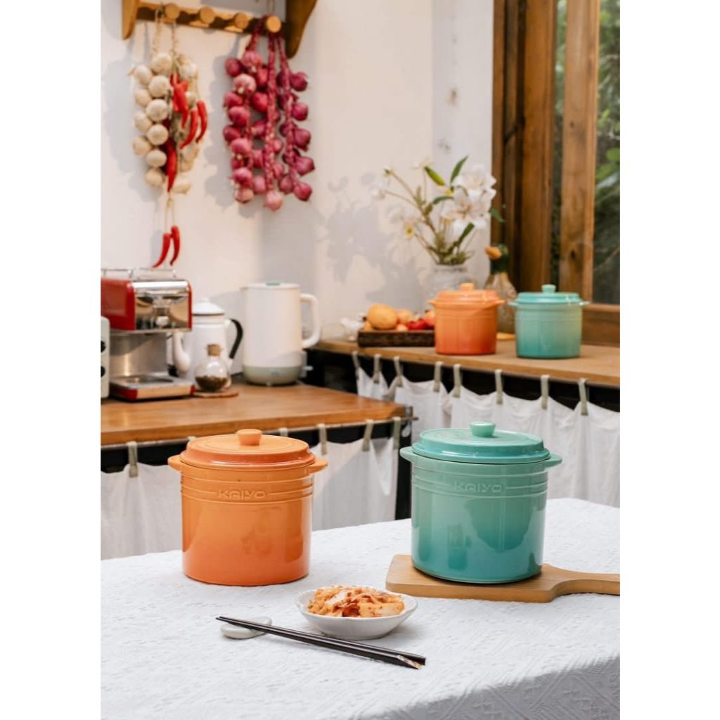HŨ GỐM CẦU VÒNG KAIYO 1,5L - Đường kính 15cm, cao 16cm