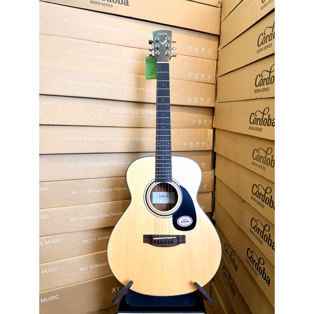Guitar Saga GS600 - Guitar Acoustic Mini 3/4 âm hay bán chạy tầm 2tr5 - Thiết kế đẹp nét bắt mắt
