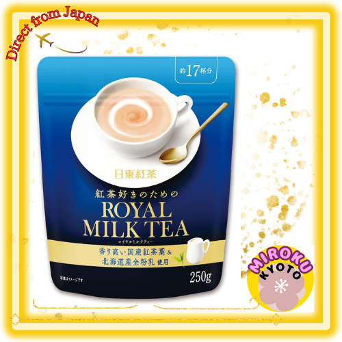 Bột trà sữa hòa tan Nitto Kocha Royal được làm từ sữa tươi Hokkaido, mang đến hương vị đậm đà và hươ