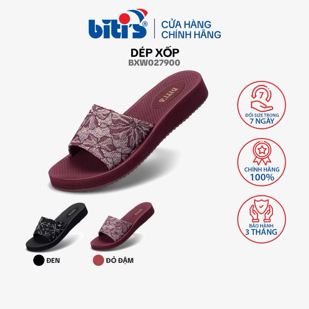 DÉP XỐP NỮ BITIS QUAI NGANG