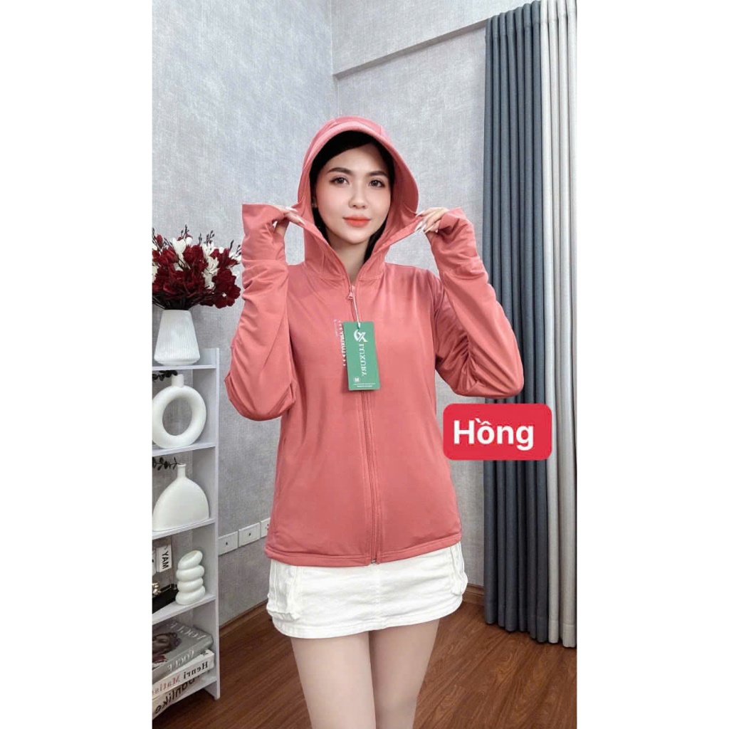 (MỞ BÁN) Áo Khoác Chống Nắng Nữ 2 Lớp Vải Thun Lạnh Dày Dặn, Mềm, Mát, Chống Tia UV, Co Giãn 4 Chiều | BigBuy360 - bigbuy360.vn