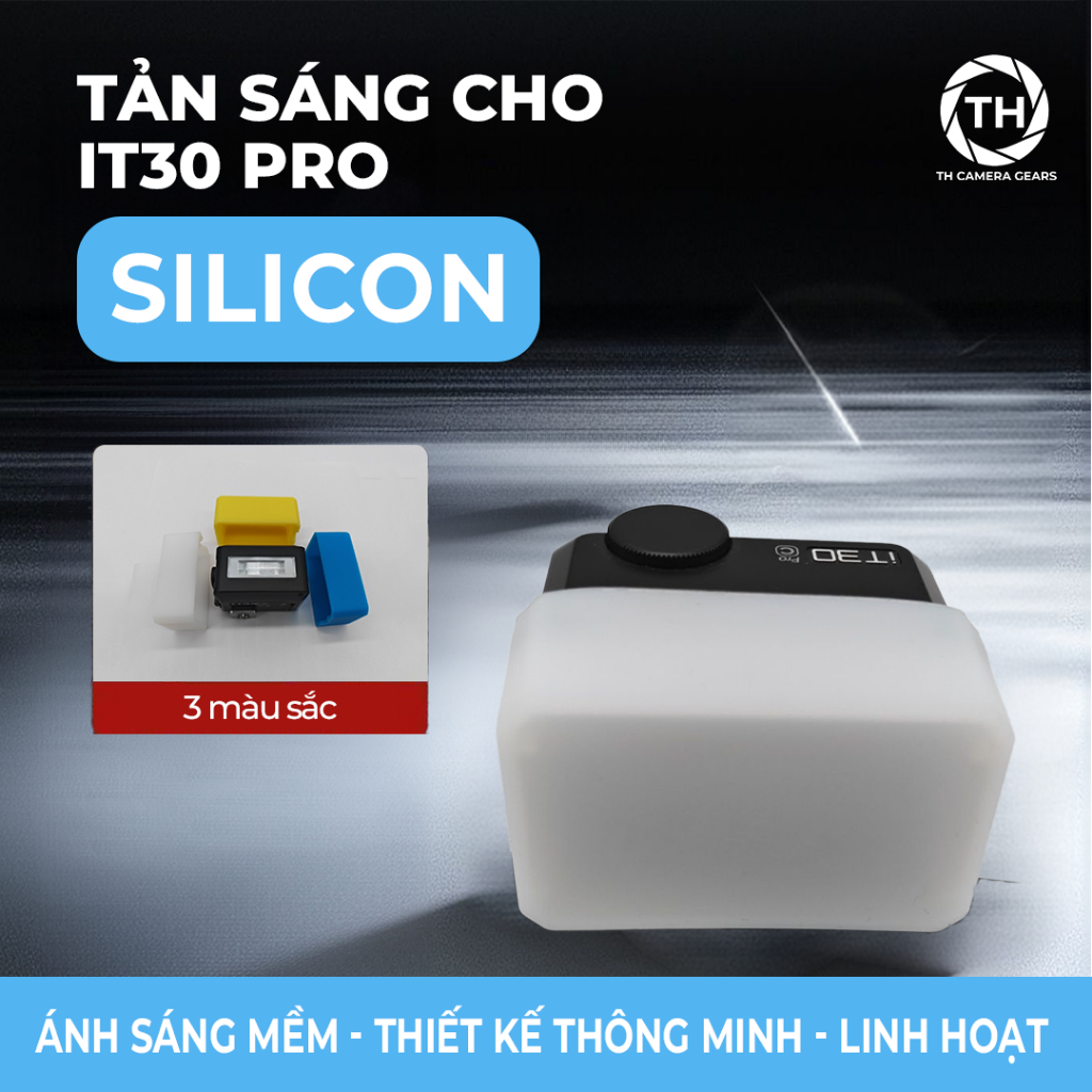 Tản sáng Silicon IT30 Pro - TH Cam Gears (Softbox mini làm mềm sáng)