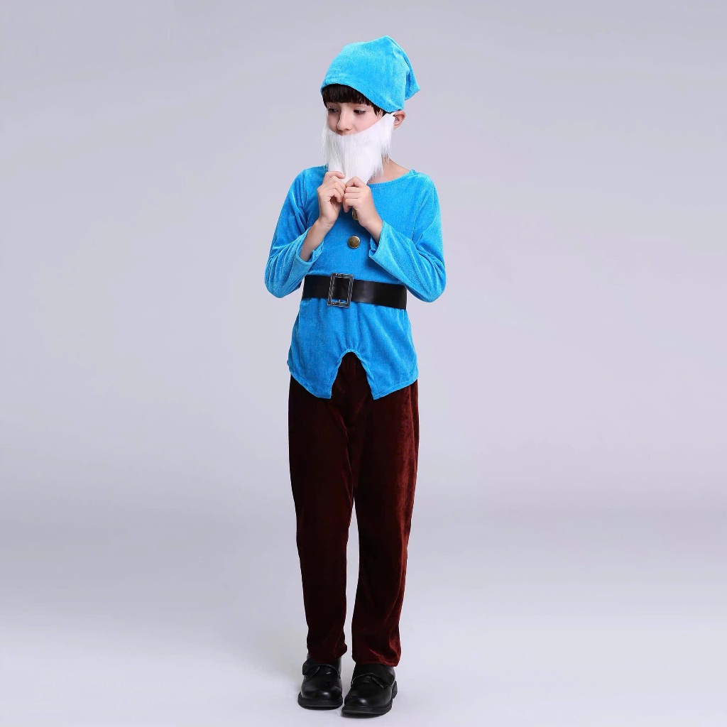 Trang phục hóa trang áo tay dài 7 chú lùn size 120cm