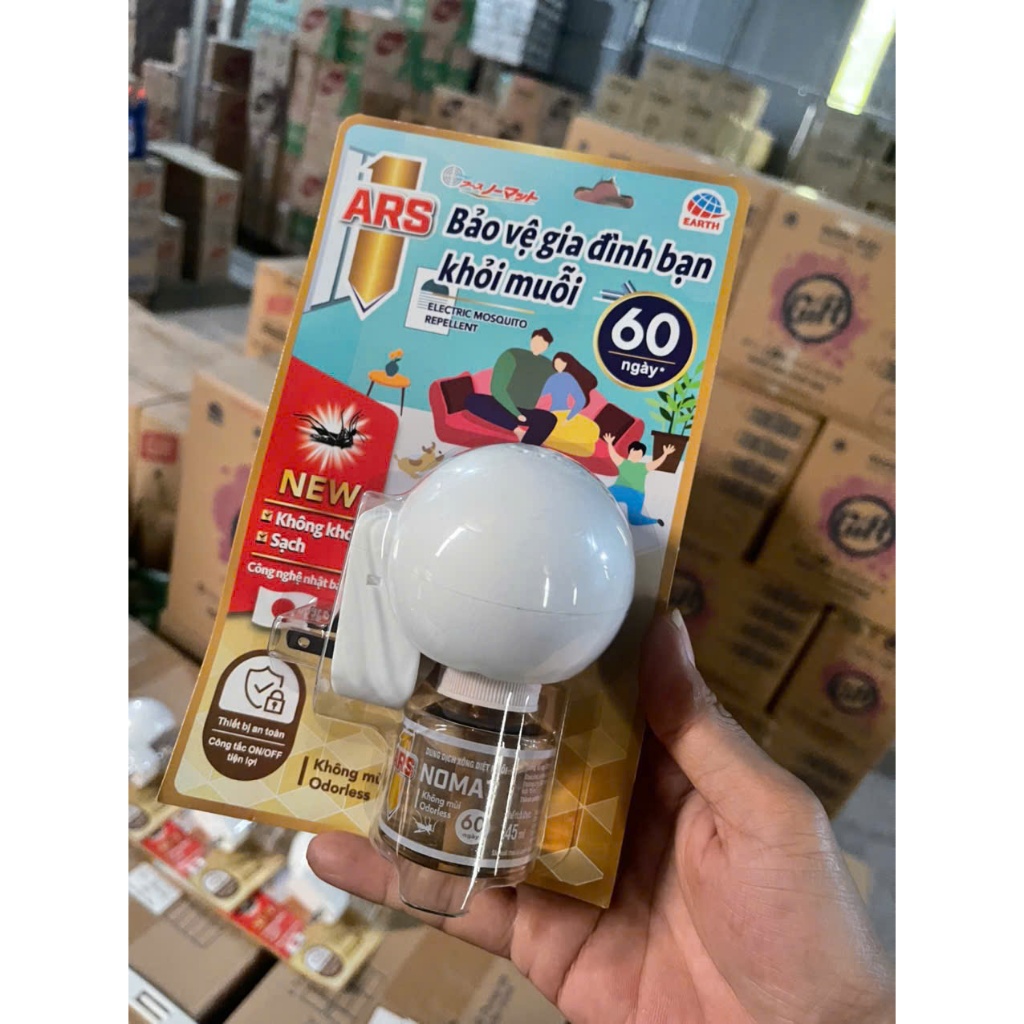 Máy đuổi muỗi_ ARS NOMAT P60 Bộ Xông Xua Đuổi Muỗi Điện