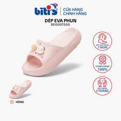 Dép Eva phun Biti's Bé gái BEG007500 size 24 đến 27