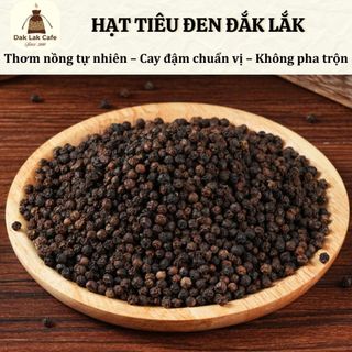 Hạt Tiêu Đen Nguyên Hạt Đắk Lắk Loại 1, Hạt Đều, Bóng, Cay Nồng, Không Hóa Chất, An Toàn CHo Sức Khỏe