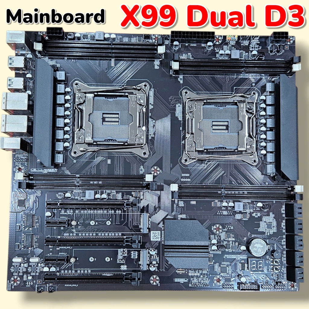 Mainboard OEM X99 Dual D3 - Mới 100% FullBox - BH 12Th - Rẻ Nhất Sàn - Bo Mạch Chủ