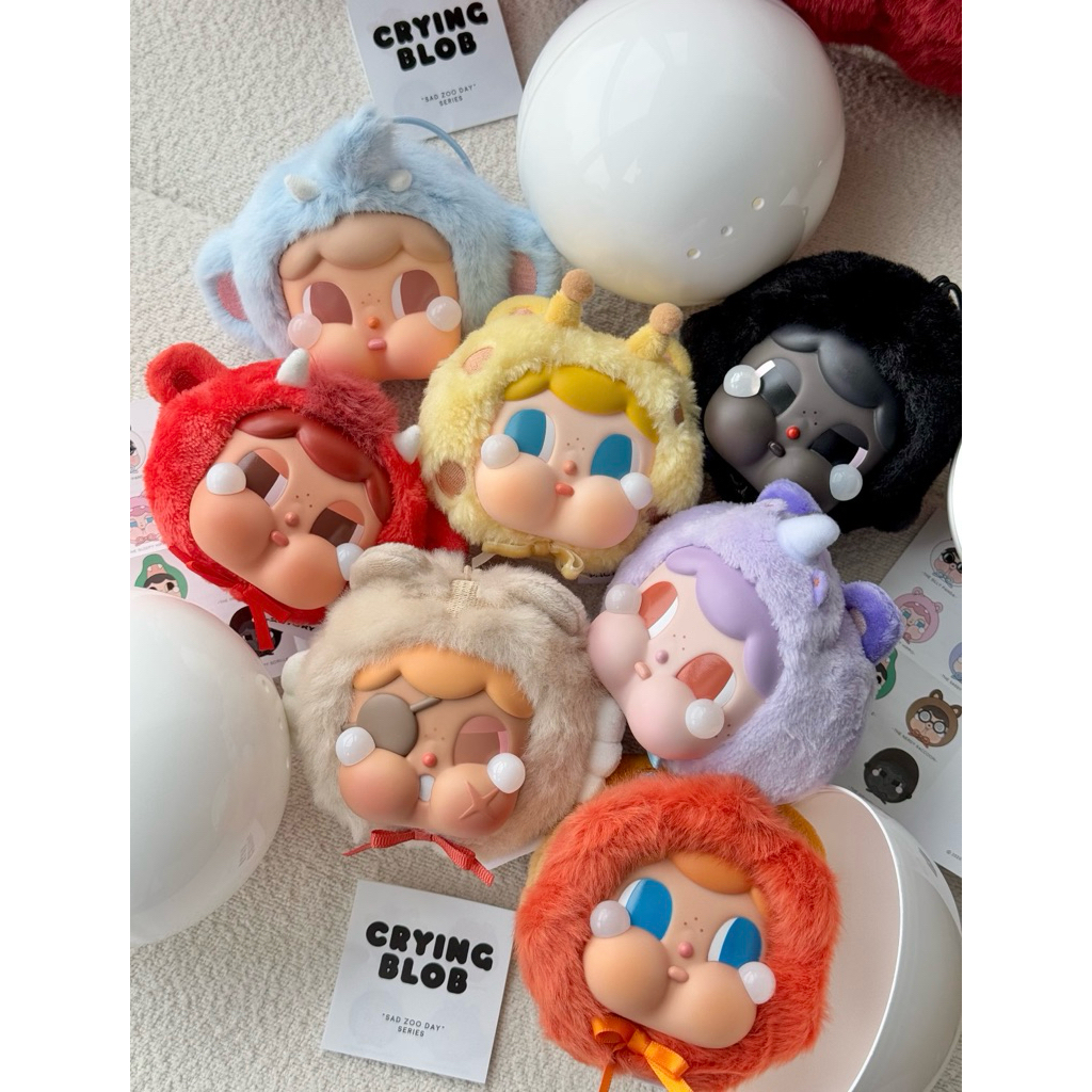 [Sẵn | Chính hãng] - Móc khóa Crybaby - Crying Blob Crying Blob "Sad Zoo Day" From Molly Factory (Th