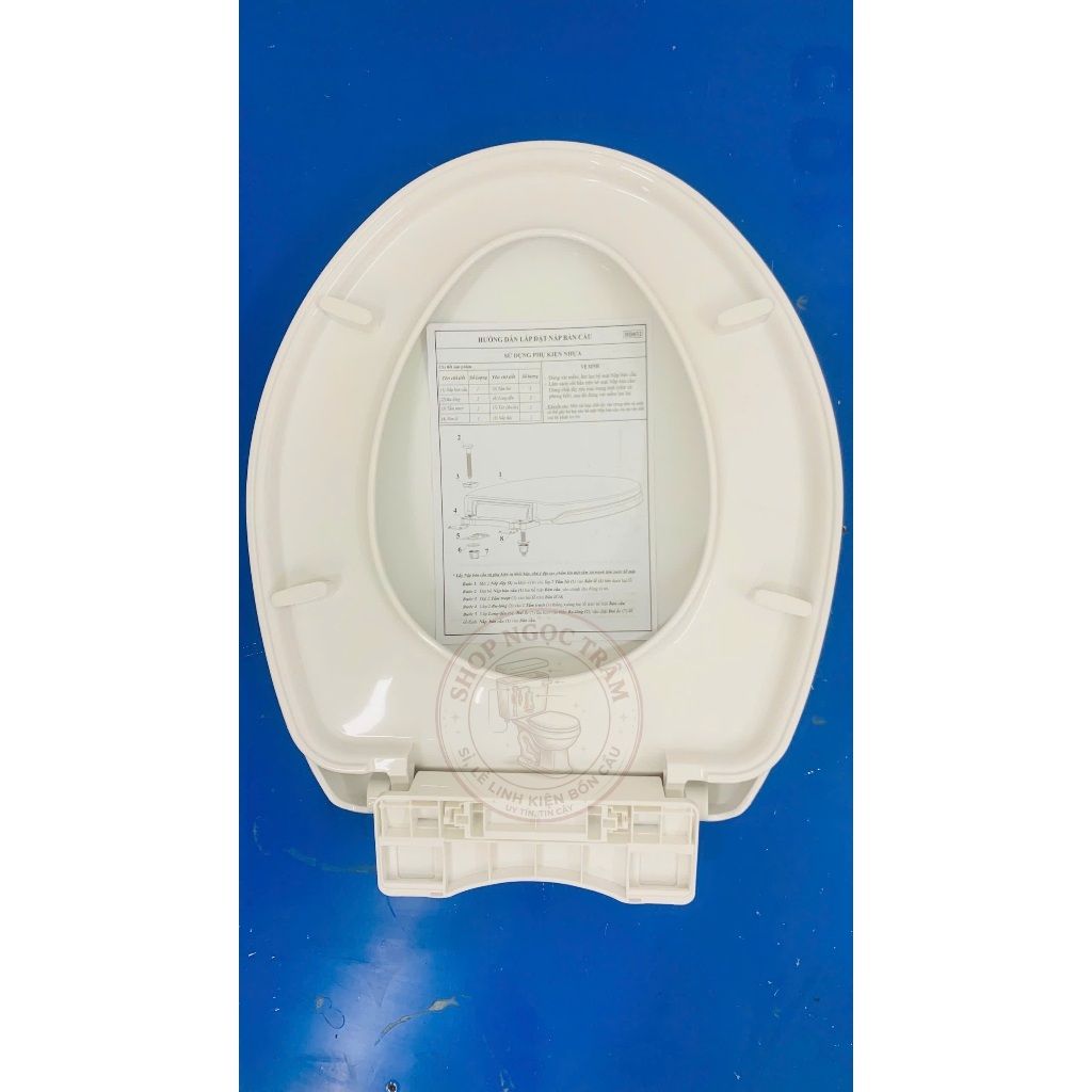 Nắp bồn cầu rơi êm thay thế cho bồn cầu Caesar CT1325, CD1325, CT1338, CD1338