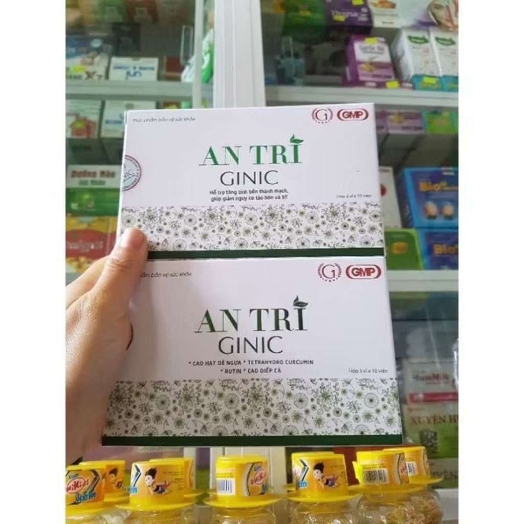 An Trĩ Ginic Hộp 30 Viên – Hỗ Trợ Tiêu Hóa, Duy Trì Sự Thoải Mái Mỗi Ngày