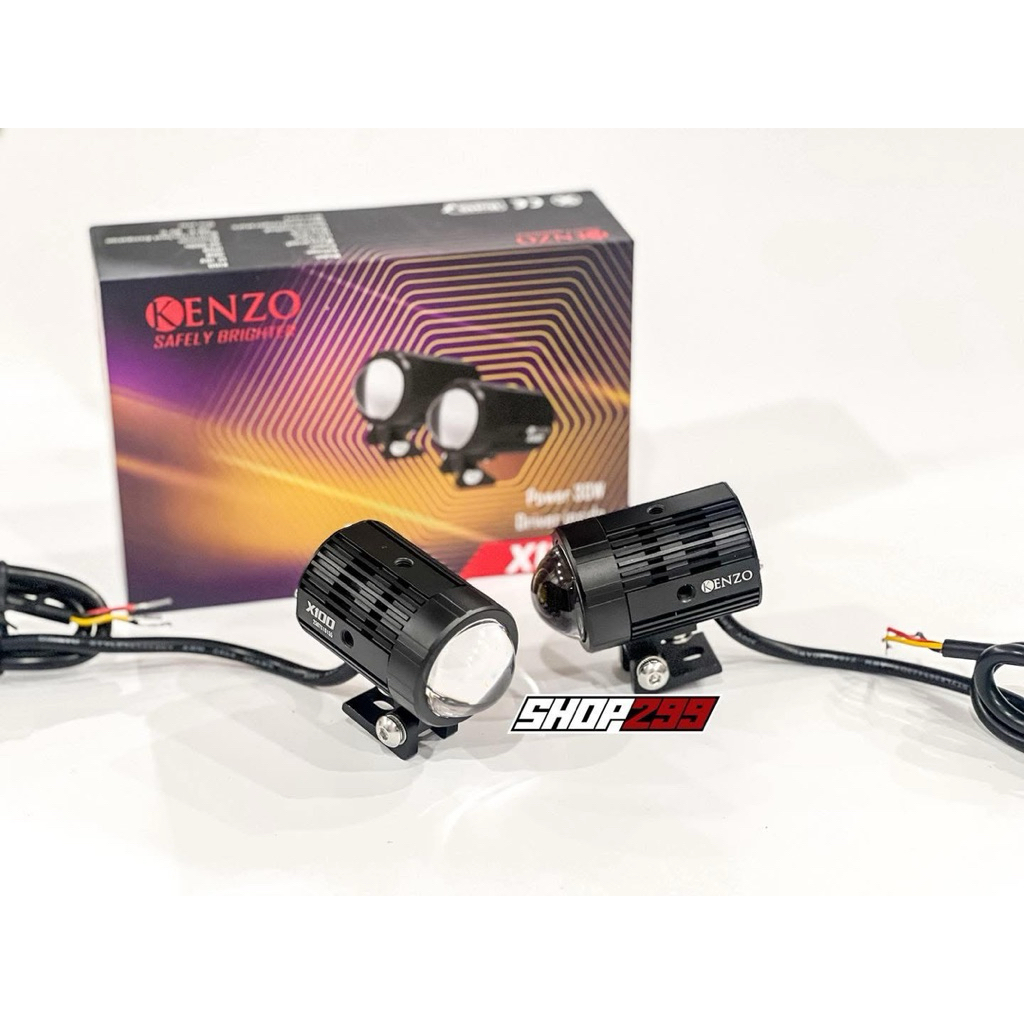 ĐÈN TRỢ SÁNG BI CẦU MINI KENZO X100 V-2025 (CHÍNH HÃNG)