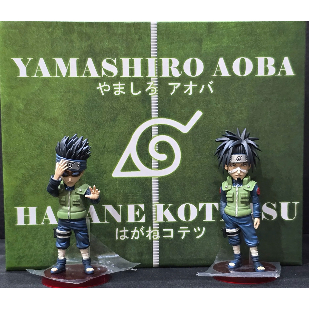 Cặp mô hình Resin WCF chính hãng League Studio Naruto 1st Season Yamashiro Aoba & Hagane Kotetsu